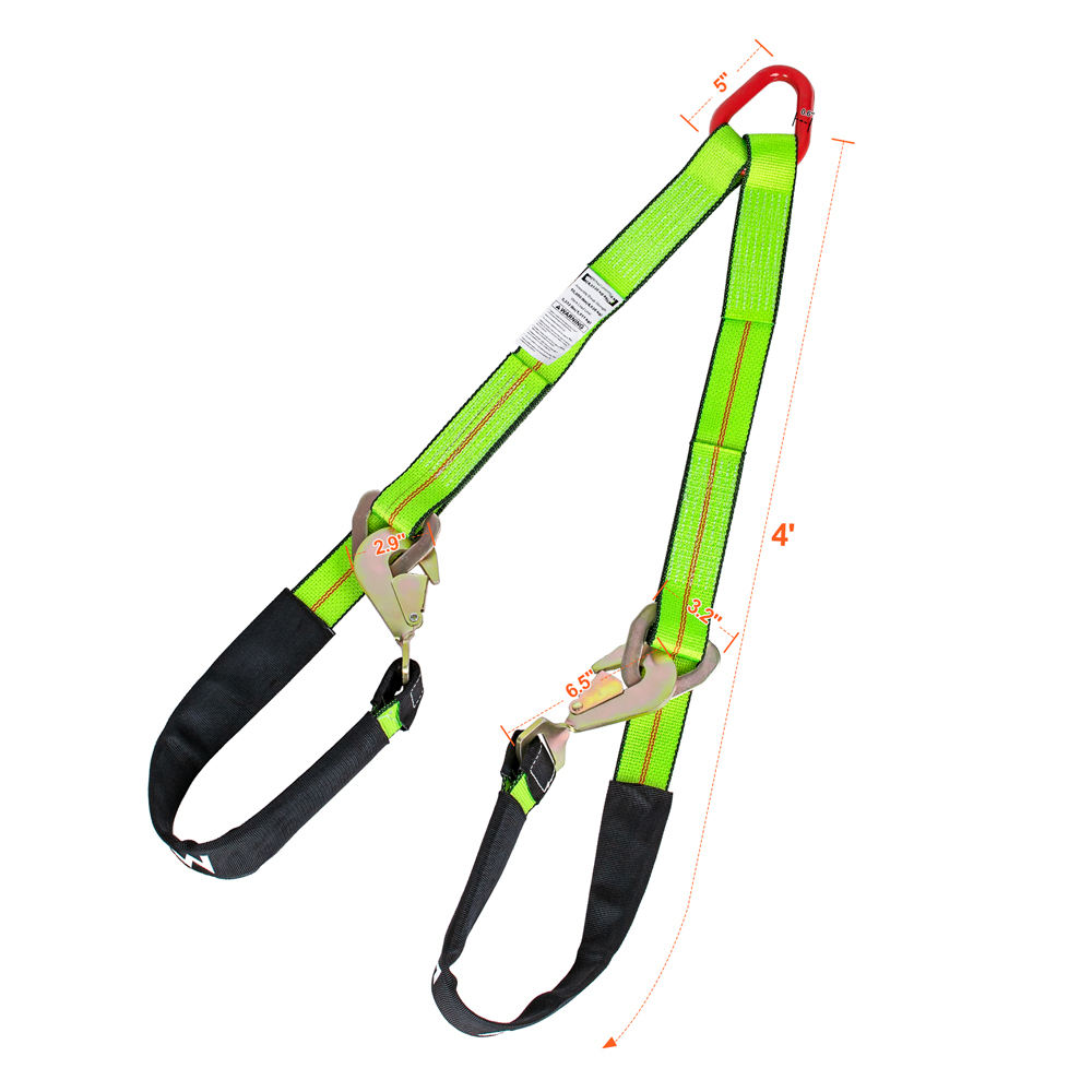 V-Strap with Snap Hooks - Heavy Duty